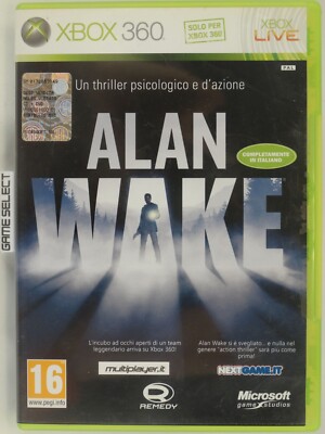 Alan Wake 1 microsoft xbox 360 pal Eu Eur - - Original Outfit