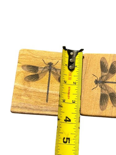 2 Sandstone Firefly Coasters 3x3 Tea For Two Bugs Gift - Picture 4 of 7