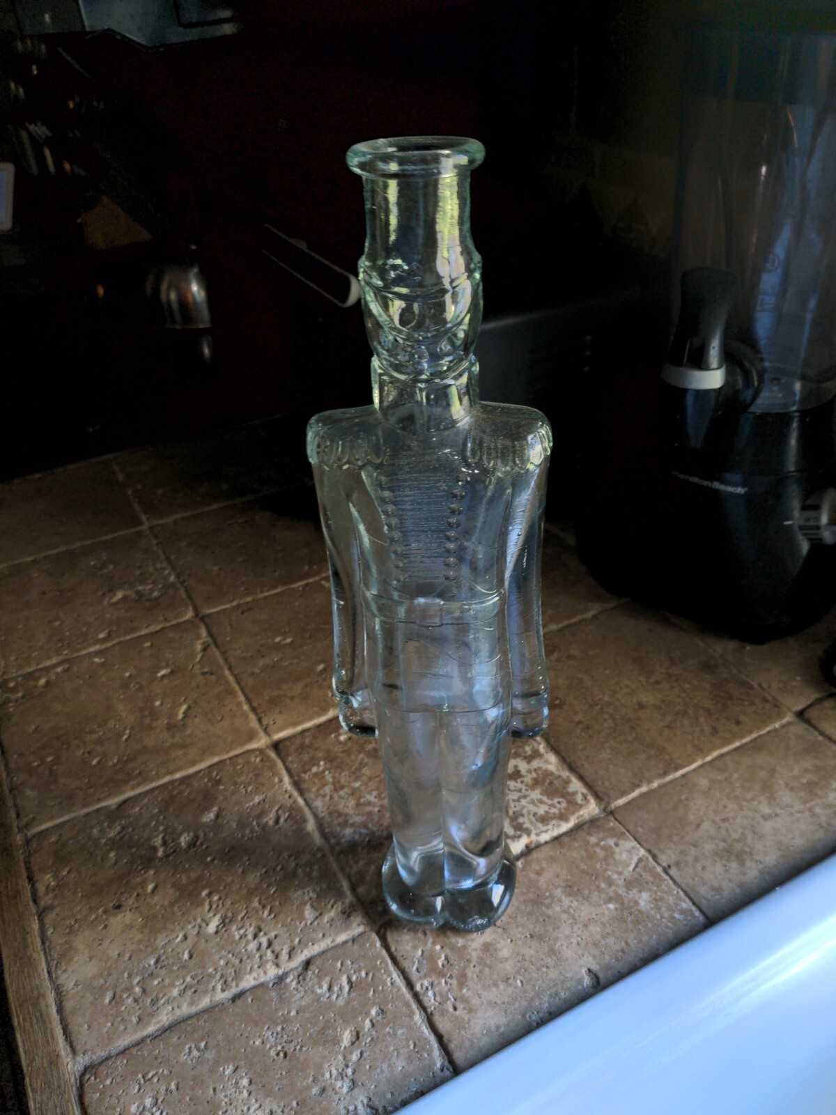 MSRF Inc Figural Clear Glass Soldier Military Cadet 14