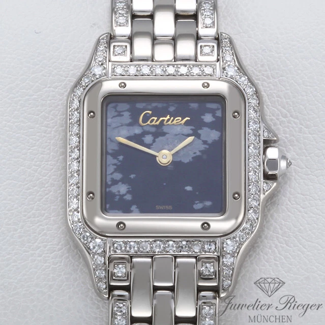 Cartier Lady Panthere Weissgold 750 Obsidian Diamanten Damen Gold - Bild 1 von 1