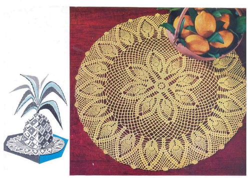 Vintage 1950 Floral Crochet Pattern Doilies, all 9 patterns in one 16 - Picture 5 of 11