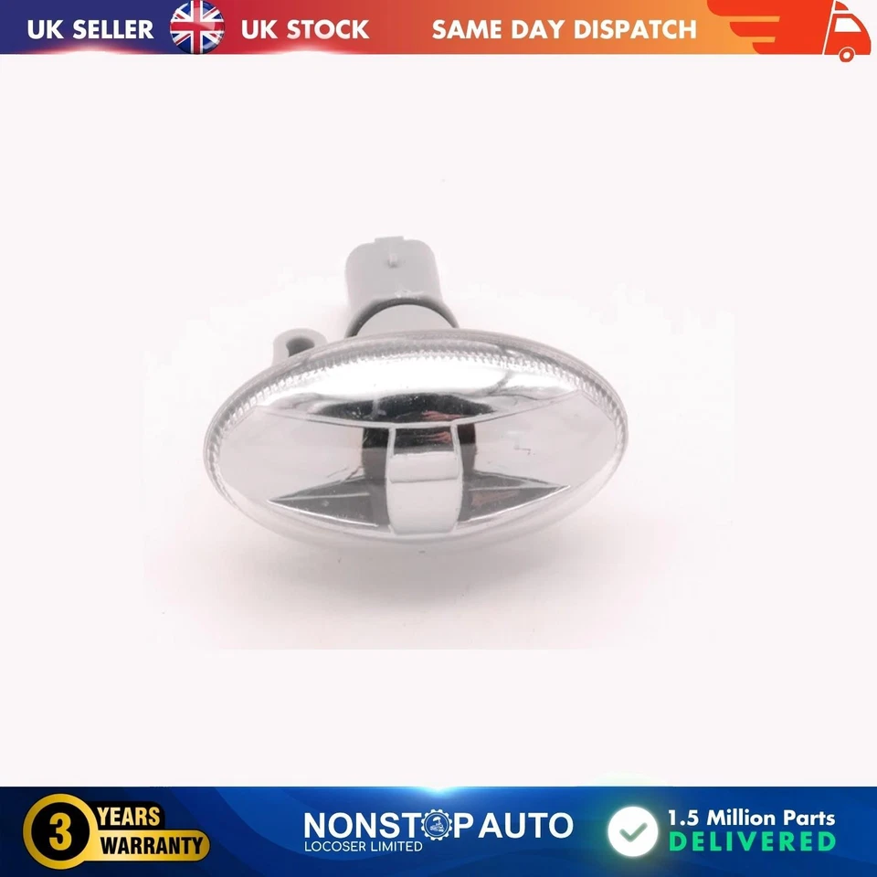 FANALE RIPETITORE INDICATORE DI DIREZIONE LATERALE PER VAUXHALL COMBO VIVARO ZAFIRA FIAT Scudo - Immagine 2 di 4