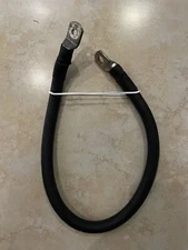 4/0 AWG Gauge Black Pure Copper Battery Inverter Cables Solar, RV, Boat 2 Feet