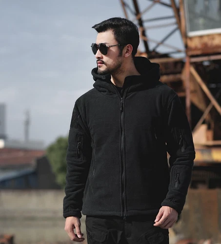Herren Brandit Teddy fleece Jacke sweatjacke Übergangsjacke Outdoor Winterjacke - Bild 6 von 18