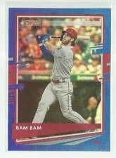 2020 Donruss Holo Blue Variations #193 Bryce Harper (ref 85899)