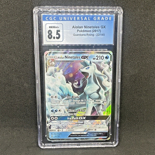 Alolan Ninetales-GX graded CGC 8.5 for sale on eBay