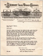 Akron Truss Co.1917 Letterhead Akron, Ohio Trusses with Sponge Rubber Pads