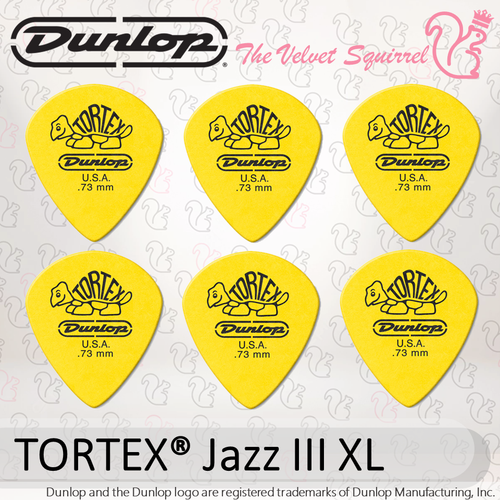 🐢 TORTEX® JAZZ III XL 🟡🟢🔵🟣⚪⚫ 498R Premium Genuine Jim Dunlop Guitar Pick - Picture 4 of 16
