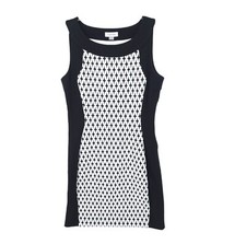 Calvin Klein Dress Womens 10 Knee Short Sheath Sleeveless Lined Stretch Ponte