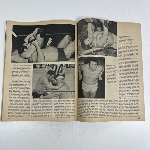 The Wrestler Wrestling Magazine August 1972 Jack Brisco Dory Funk Killer Kowalsk - Picture 4 of 5