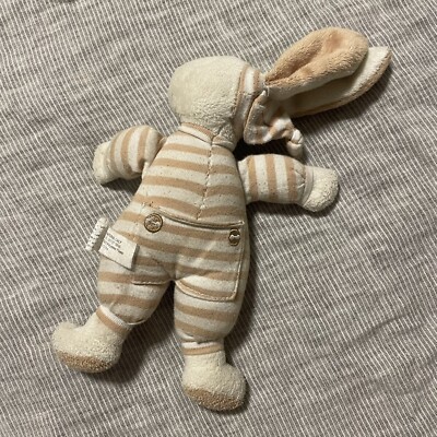North American Bear Co 8” Tan Striped Sleepyhead Bunny Plush