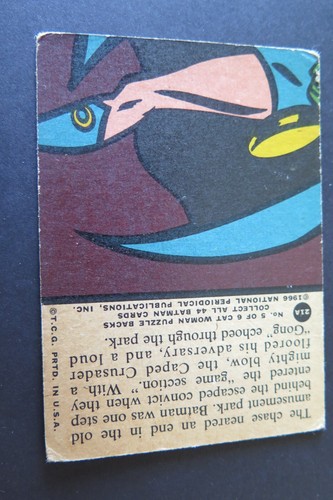 1966 Topps Batman Series A Red Bat Logo Tarjetas individuales tú eliges Completa tu conjunto - Imagen 65 de 139