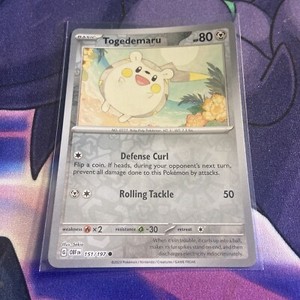 Togedemaru 151/197 Obsidian Flames Reverse Holo Common