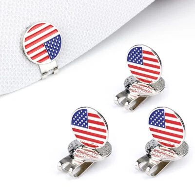 Crestgolf Golf Hat Clips Golf Ball Marker Magnetic Golf Clips 4pcs/pack