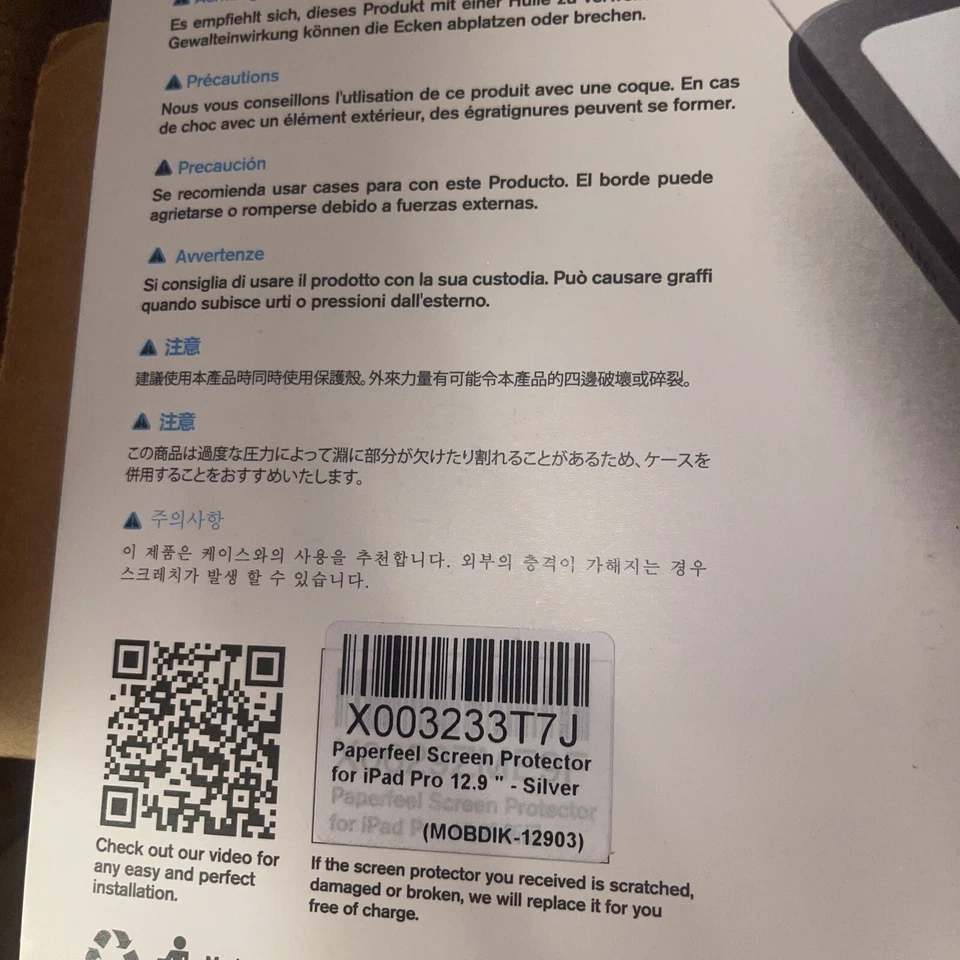 Mobdik Paperfeel Screen Protector For iPad Pro 12.9.. x20 Brand New Bulk Lot - Image 4 of 4