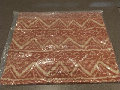New RARE Pottery Barn Ikat Chenille Jacquard 24in Pillow Cover GLOBAL CHIC BOHO