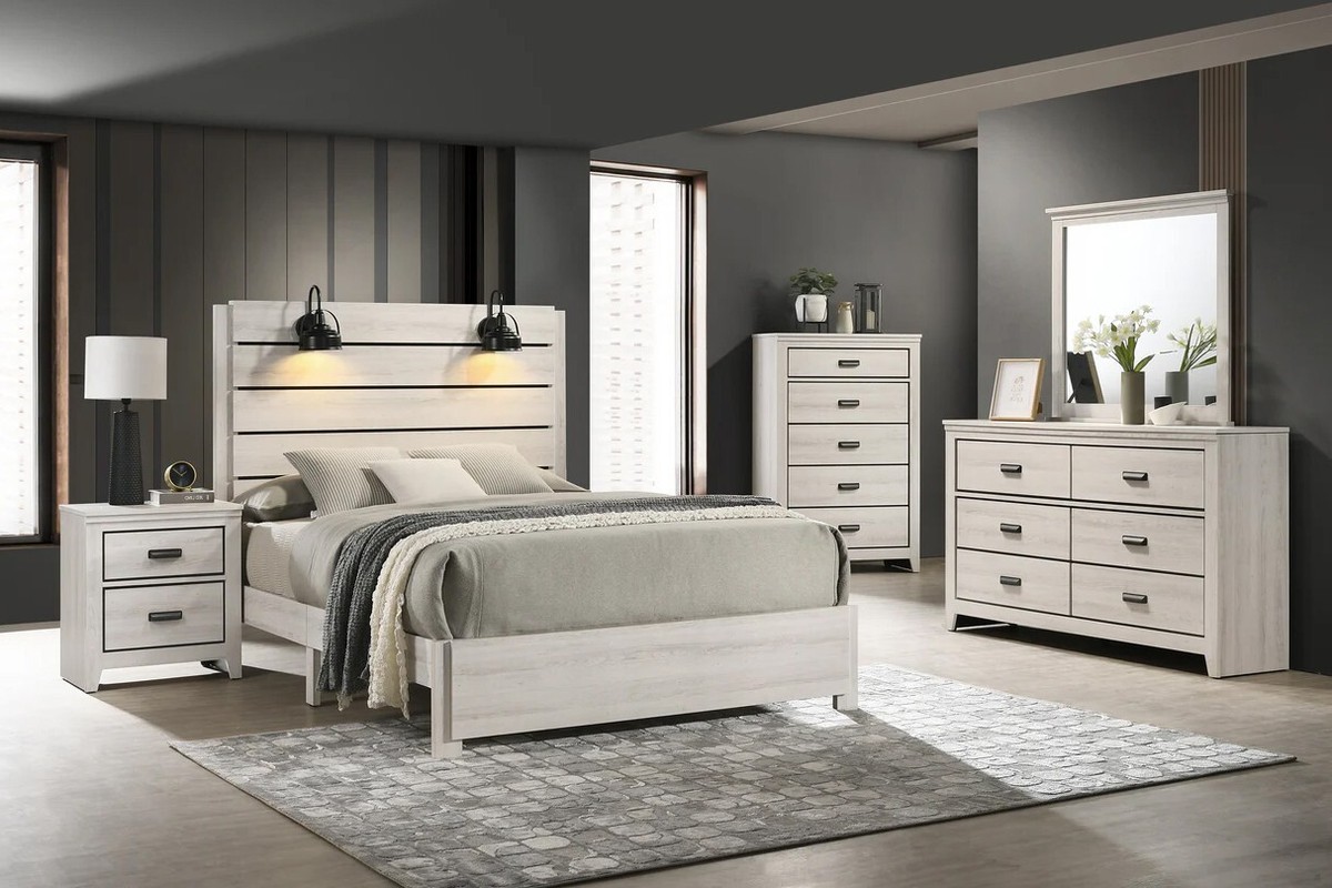 Rustic Modern Light Wash Two Drawer Chest Rustic Modern Light Wash Two Drawer Chest
