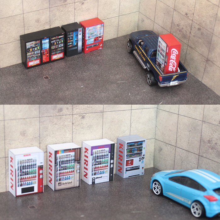 ☆ 1/64 Diorama Item 1984 NISSAN 300 ZX Diorama Collectible DieCast Car Rare 1:64