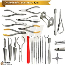 Orthodontics Pliers Kit Braces Archwire Contouring Procedure Kits Sets Lab