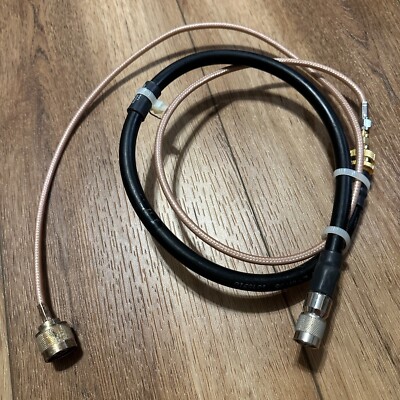 N Male - TNC Male 3' Double Shield M17-158 Mil Spec Coaxial Cable