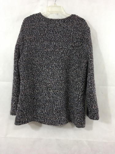 ALFRED DUNNER WOMAN Long Sleeve Button Up Lightweight Knit Jacket Size 18W - Picture 3 of 6