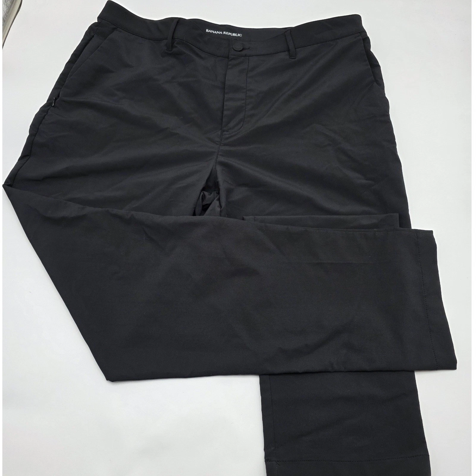 Athletic Core Temp Pant Men 38x32 Black Technical Trouser Workwear Golf Resort