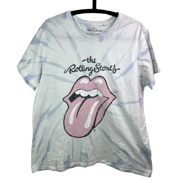 Rolling Stones Tie Dye Band T-Shirt Unisex Graphic Tee XXL