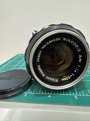 Nikon EL-Nikkor 50mm f/1.4 Lens with Lens Cap Vintage Camera Lens