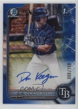 2022 Bowman Draft Chrome Pick Blue Wave Refractor /150 Dominic Keegan Auto 16rl
