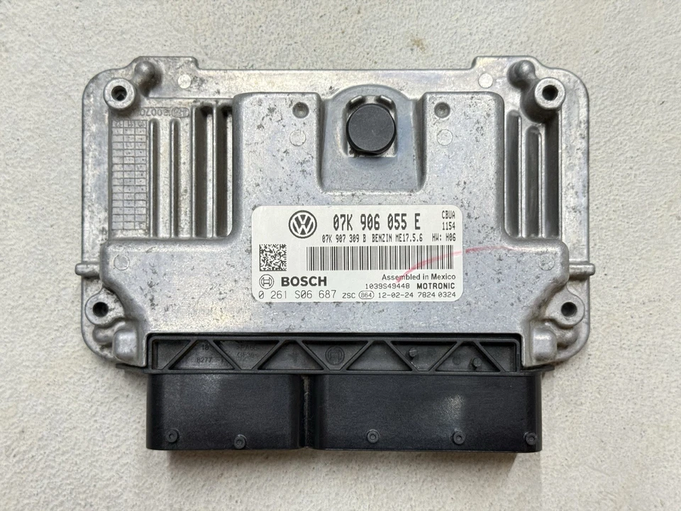 Volkswagen Beetle 2012 motor 2,5 L computador ecu ecm pcm 07k906055e programado Foto 2 de 4