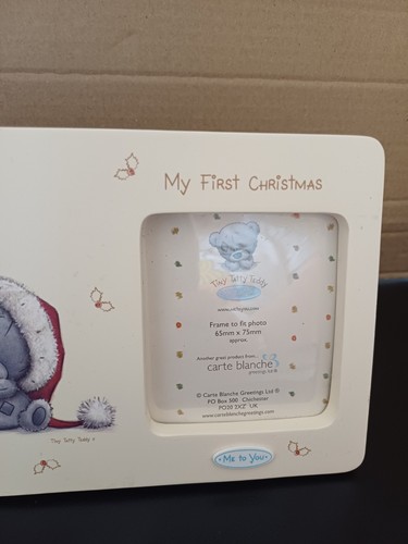 Tiny Tatty Teddy My First Christmas Photo Frame Me To You Blue Nose Friends - Picture 3 of 6