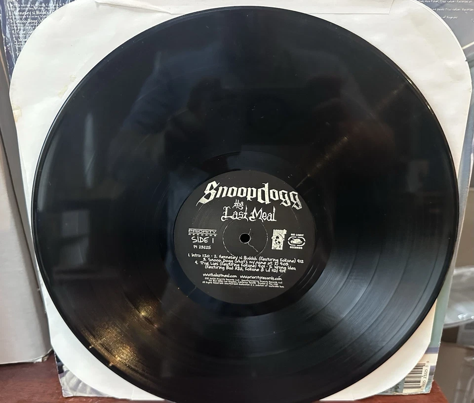Snoop Dogg Tha Last Meal 2X LP Vinyl Album Dre Snoop Doggy Dog No Limit - Image 3 of 4
