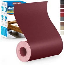 Leather Repair Patch Tape Kit, 4" X 63" Self Adhesive Leather Repair Patch for F