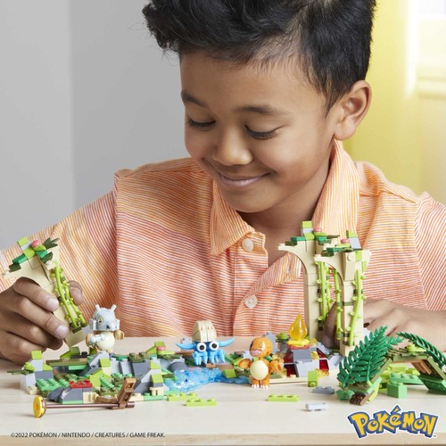 Mega Pokemon Action Figur Bauspielzeug, Dschungelruinen mit 464 Teilen, Bewegung... - Bild 3 von 6