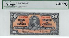 1937  BOC BC-26b Gor/Tow,  $50  SN# B/H 3645347  Legacy  CHOICE NEW  64 PPQ