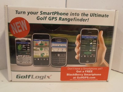 GolfLogix GPS Smartphone iPhone Blackberry Gift Set Golf Logix  - New In Box