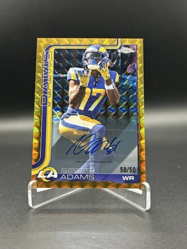 2025 Topps Chrome Davante Adams Chrome Autographs (RAW)