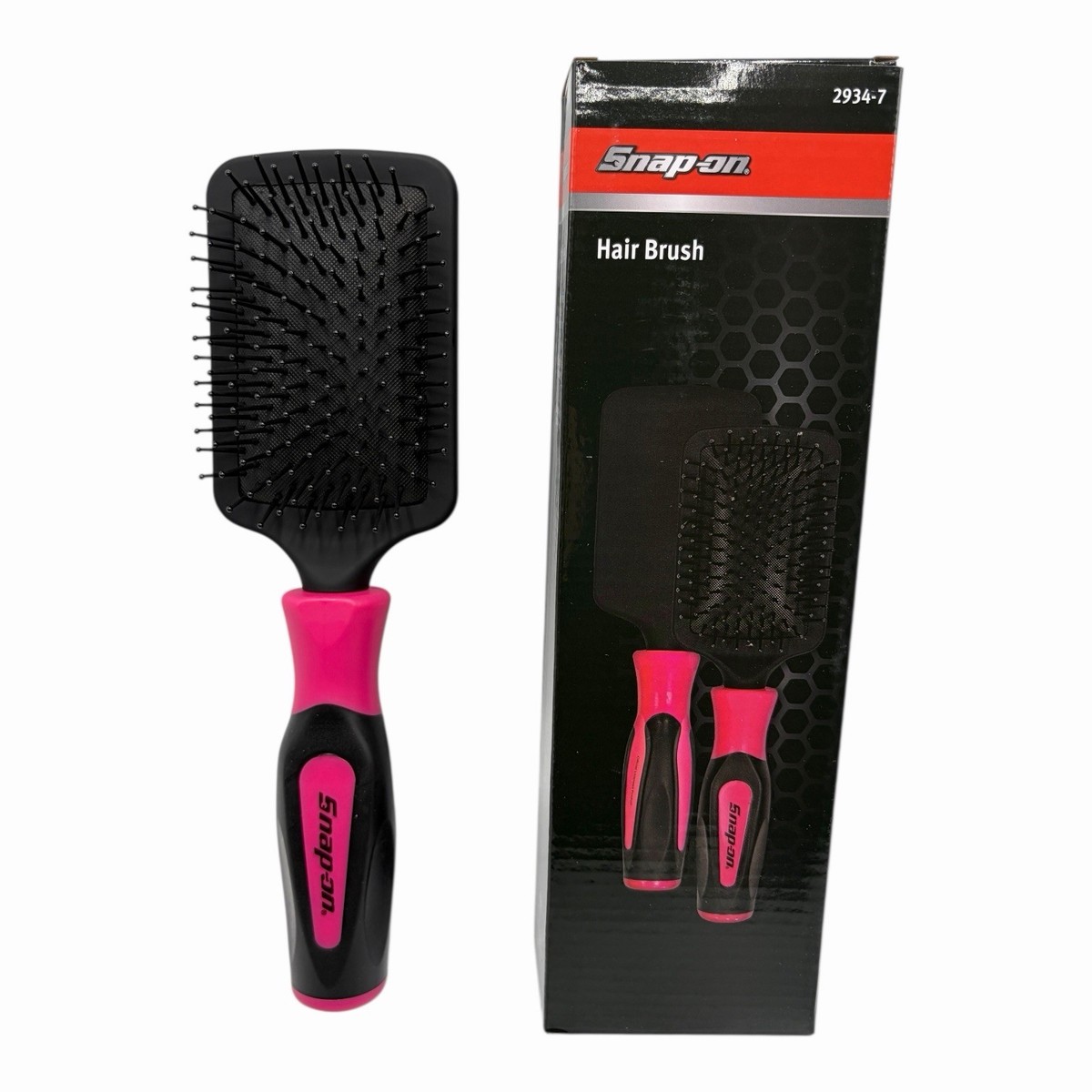 Snap On Tools Hair Brush with Screwdriver hard handle inspired