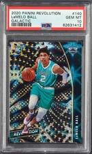 2020 PANINI REVOLUTION GALACTIC #140 LAMELO BALL ROOKIE RC PSA 10