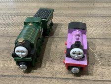 Thomas Friends Wooden Railway Train Tank Engine - Roll N Whistle Emily Rosie