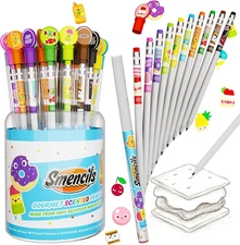 Graphite Smencils Cylinder - HB #2 Scented Pencils, 50 Count, Gifts for Kids, Pa
