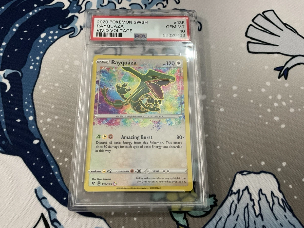Rayquaza Pokémon TCG Professional Sports Authenticator (PSA) Grade