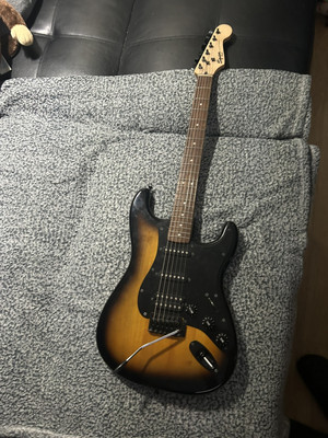 Squire Bullet Stratocaster. Upgraded