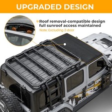 Produktbild - OMU Aluminum Dachgepäckträger passend für Jeep Wrangler JL 2018+ 4 Doors