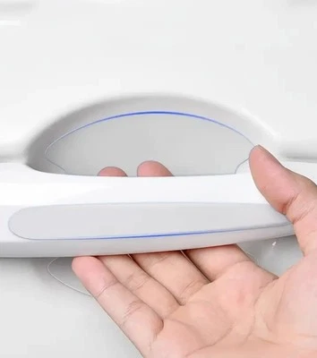 GEARMONSTER 8pcs Set TRANSPARENT Car Door Handle Bowl Cup Anti Scratch Protectors Stickers