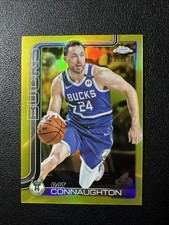 Pat Connaughton 2025-26 Topps Chrome Basketball Yellow /275 Milwaukee Bucks #190