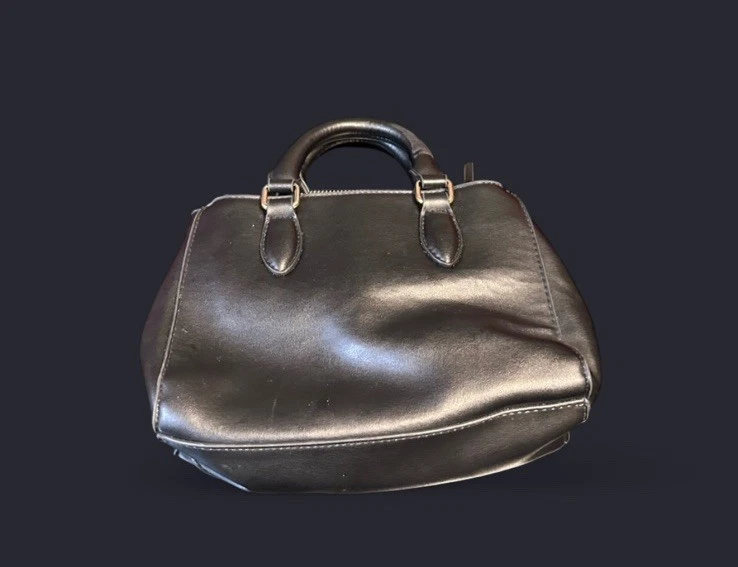 Christian Siriano Mujer Bolso de Mano Cuero Negro Bolso de Hombro Bolso Cartera Foto 4 de 4