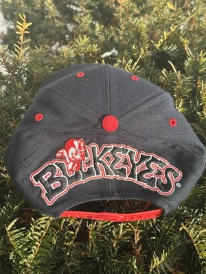 Vintage Ohio State Buckeyes Graffiti Blockhead TOW SnapBack Hat Cap NWOT NCAA 90
