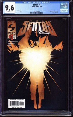 SENTRY #1 CGC 9.6 WHITE PAGES // 1ST APPEARANCE OF SENTRY MARVEL COMICS 2000