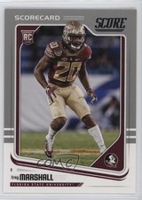 2018 Score Rookies Scorecard Trey Marshall #438 Rookie RC